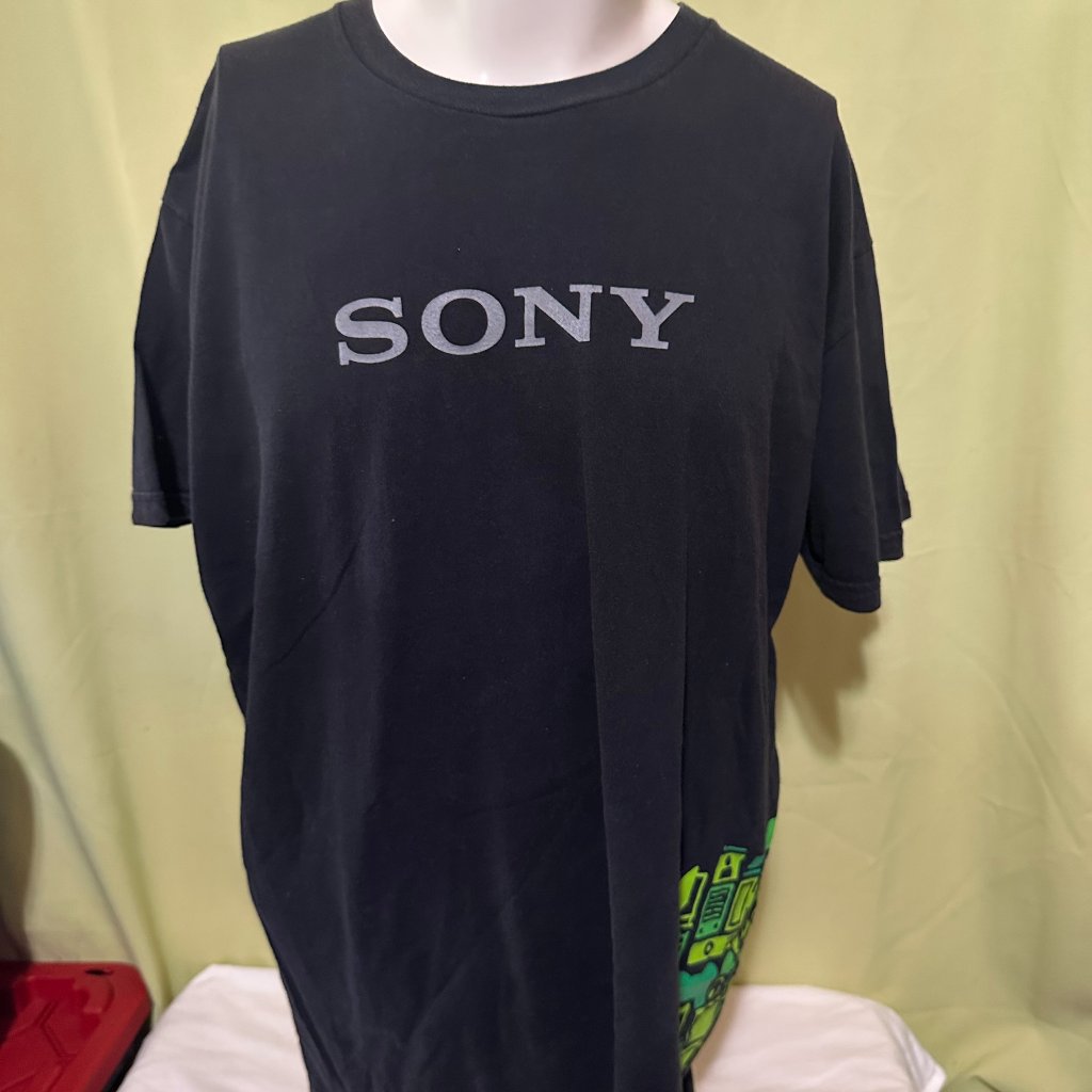 Sony Share Your Sony Mens Black T Shirt 2xl American Apparel